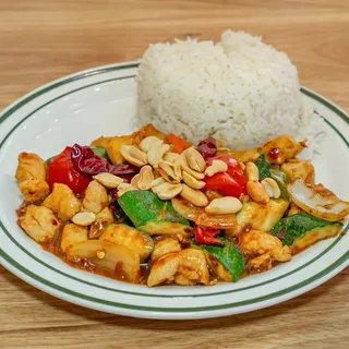 Kung Pao Chicken with Rice