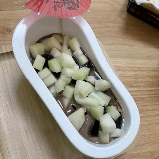 Honeydew Grass Jelly