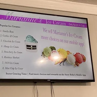 Marianne's ice cream popular flavors