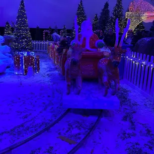 Cute little train ride that laps three times.