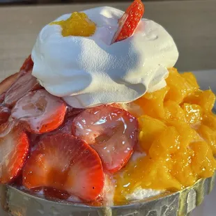 Strawberry and mango