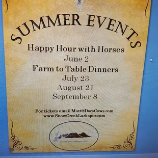 Barn dinnera at Www.snowcreeklarkspur.com