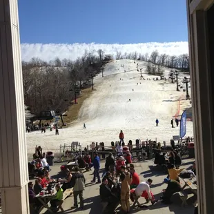 One of many ski runs.