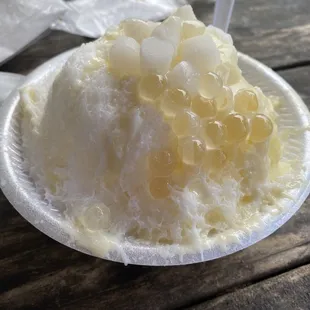 Coconut pineapple shaved ice