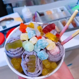 Purple Yam Ice Cream Roll