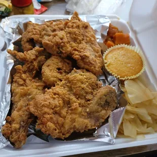 Pork chop platter.