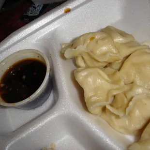 Steamed Pork Dumplings. Best Dumpling Sauce I Ever Tasted. YUM! © 2006 @FOODEMIC.