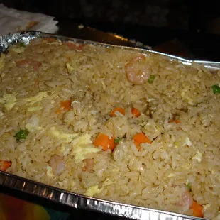 Combination (Pork, Shrimp, Beef &amp; Chicken) Fried Rice. © 2006 @FOODEMIC.