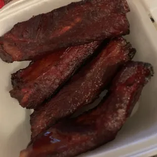 106. Four Piece Spare Ribs. WOW! Buttery, tender, flavorful!
