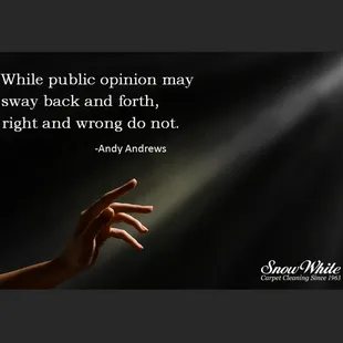 We've built our reputation on doing things right.