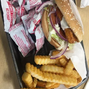 #17 spicy chicken combo