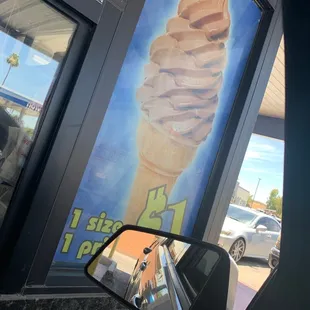 Dollar soft served