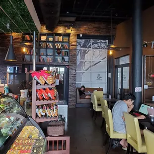 Inside seating by ordering counter