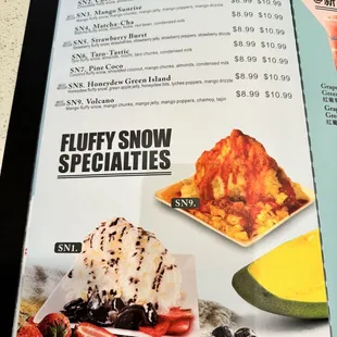 Menu as of 1/23/2024