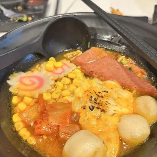 Kimchi ramen! I didn't try but my daughter loved