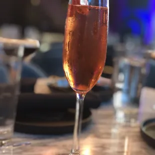 Cranberry mimosa
