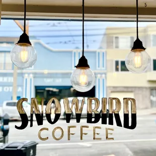 the outside of a coffee shop