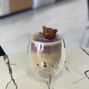 ig: @whatsviveating  |  ube coffee latte