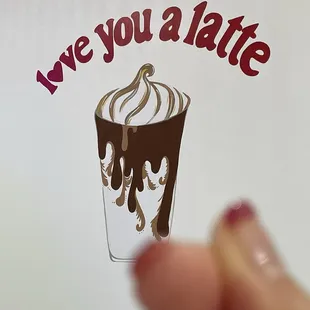 Love You A Latte! Super cute