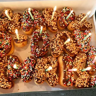 Personalized birthday donuts!