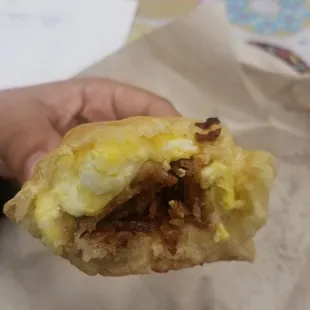 Egg, bacon &amp; cheese kolache