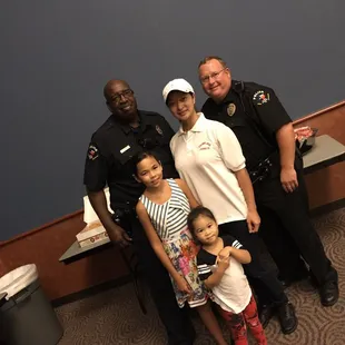 Donate donuts for the officers and people&apos;s at Berry Center