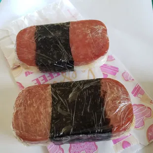 two different types of sushi