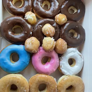 Mixed box of donuts