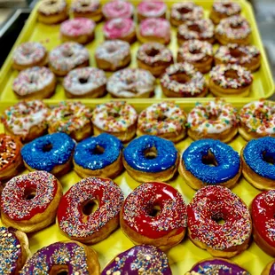 dough desserts, food, donuts