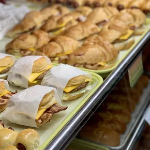 a variety of sandwiches