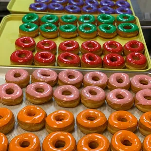 a variety of doughnuts