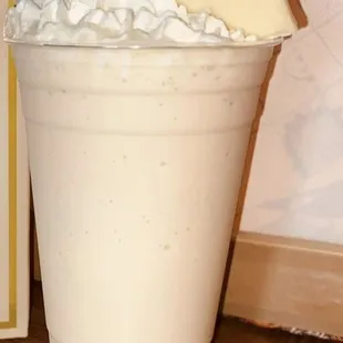 White chocolate frappe