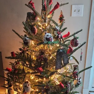 Snowflake Village Christmas Trees