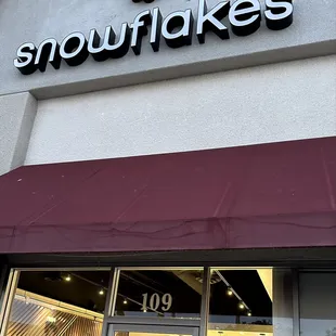 the front of the store