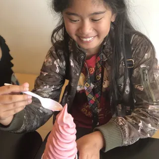 Strawberry Dole Whip Soft Serve