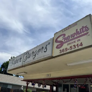 the front of the restaurant