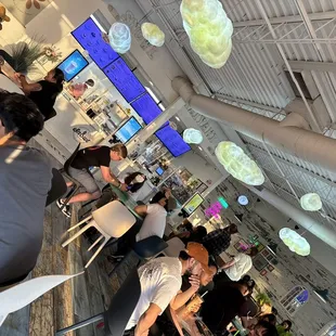 Ordering area and seating
