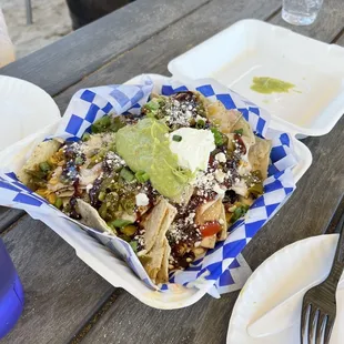 Vegetarian nachos