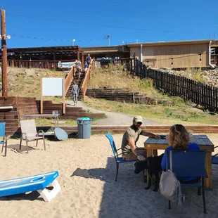 This is the dog friendly area