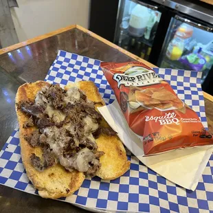 Cheesesteak (sans onions and peppers)