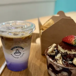 Iced Ube Latte &amp; Tira MISS YOU