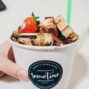 Tira.miss.you snow. 5 stars. Yum!
