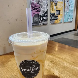 Brown sugar boba milk tea