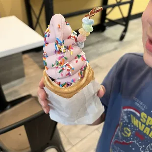 Soft serve fish cone