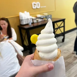 my vanilla fish cone