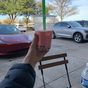 The Watermelon Boba is so good!!