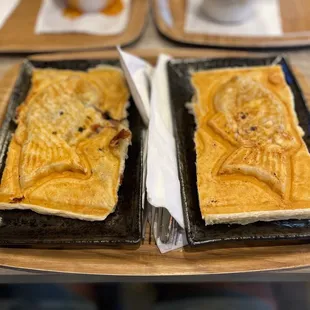 Red bean and Custard Taiyaki