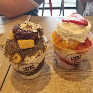 Strawberry Mango BingSu