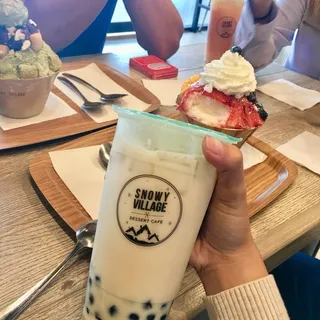 Honey Green Milk Tea