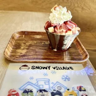 Strawberry Cheesecake Bingsu